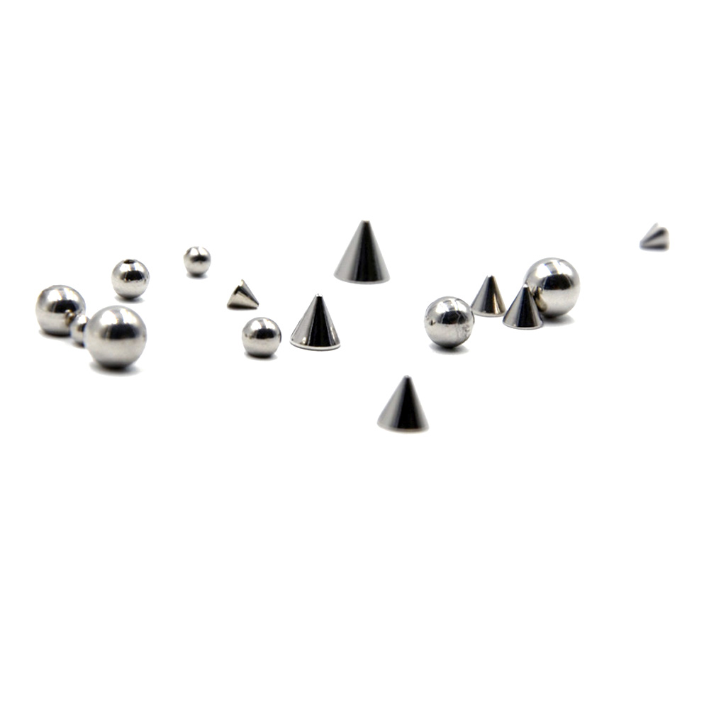 100pcs/lot Steel 14G 16G Nose  - Body Jewelry Replacement Ball 评论和价格