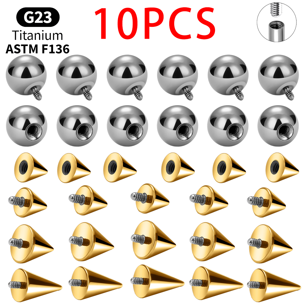Titanium Ball Cone Replacement - Body Jewelry Replacement Ball 评论和价格