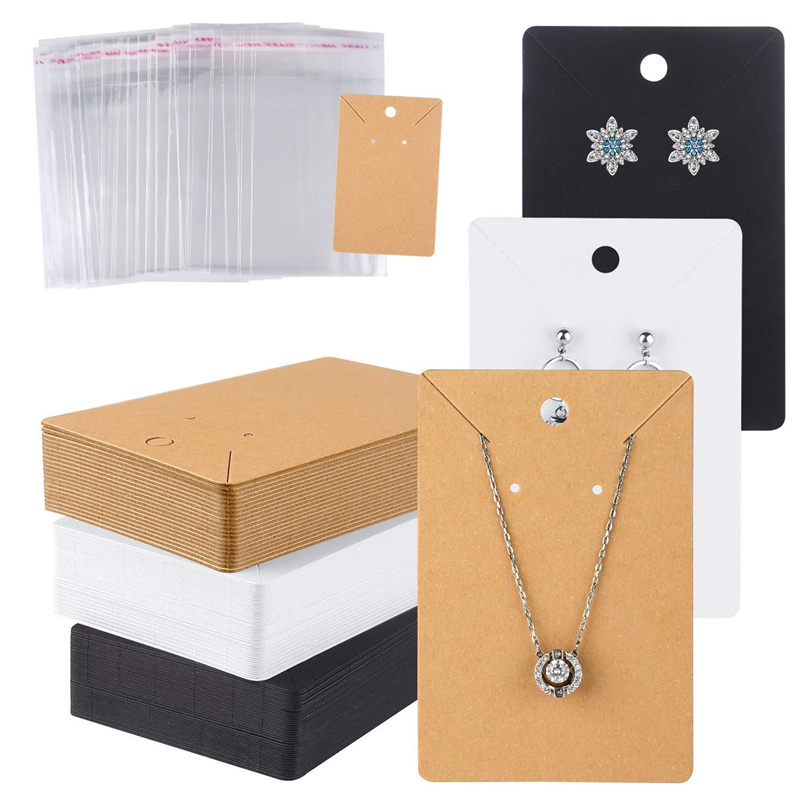 50pcs 6x9cm Blank Necklace Ear - Body Jewelry Display 评论和价格