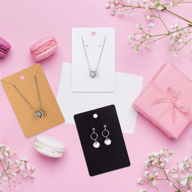 50pcs 6x9cm Blank Necklace Ear - Body Jewelry Display 评论和价格