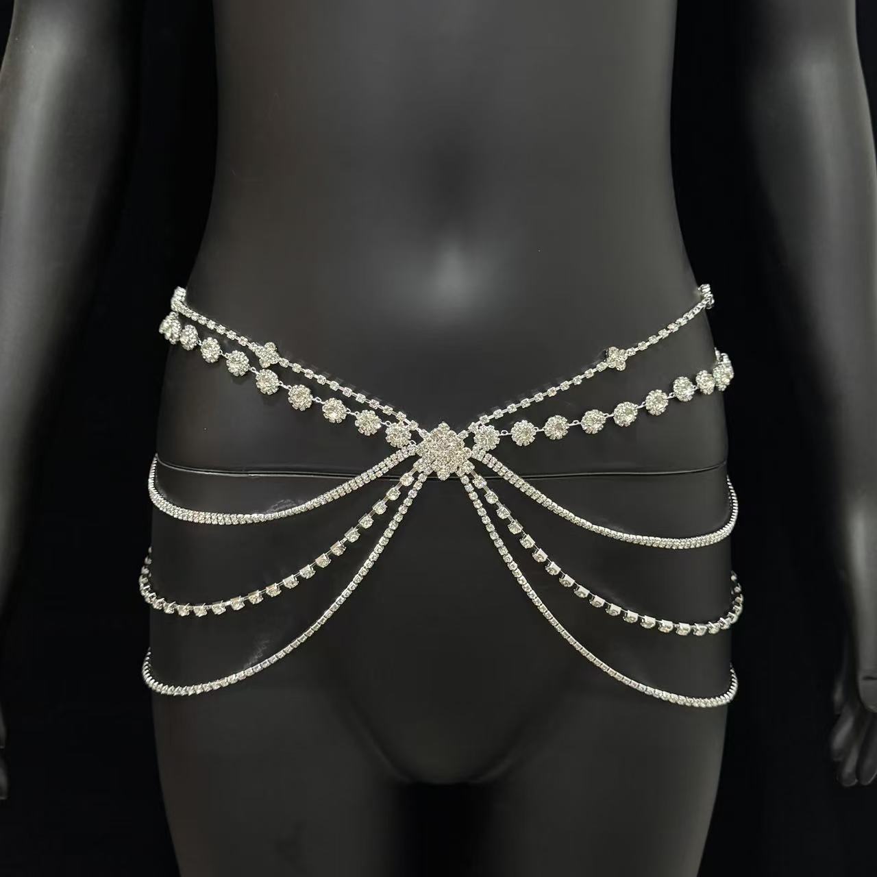 Elegant 1 piece adjustable rhi - Body Jewelry Art 评论和价格