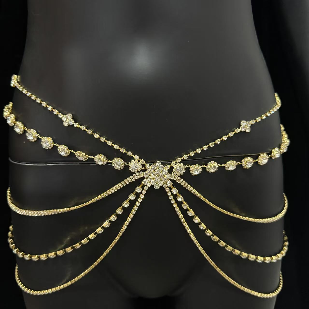 Elegant 1 piece adjustable rhi - Body Jewelry Art 评论和价格
