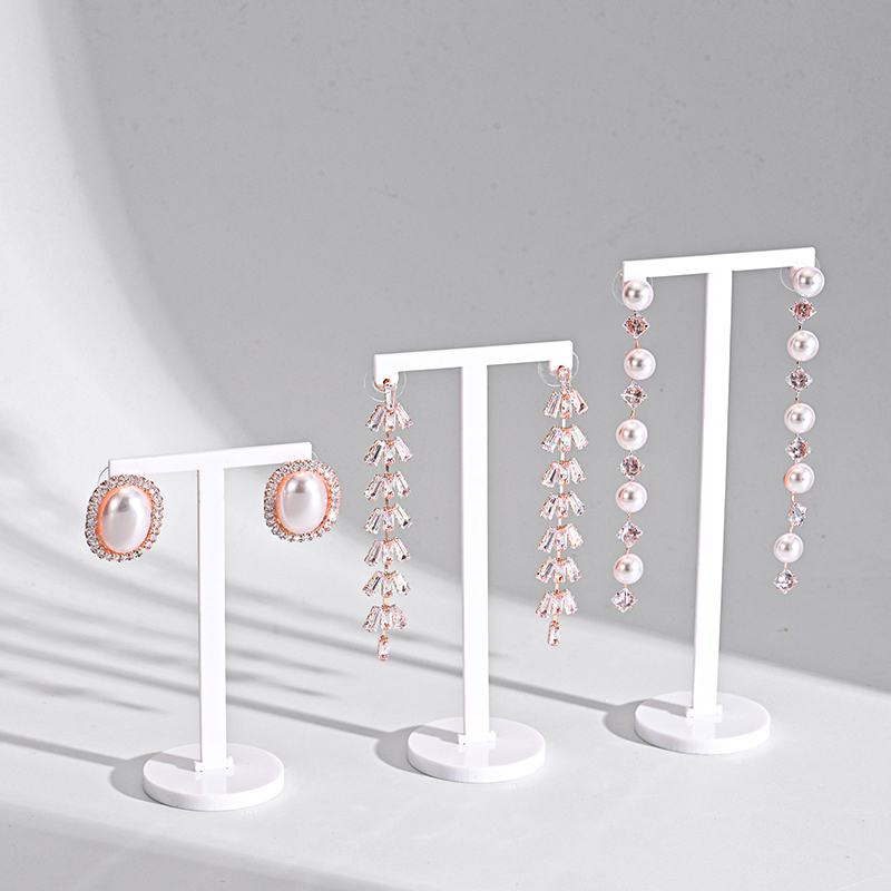 6pcs Acrylic Black/White T Sha - Body Jewelry Display 评论和价格