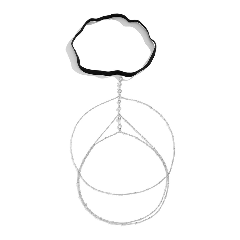 Boho Elastic Band Crystal Leg  - Body Jewelry Sale 评论和价格