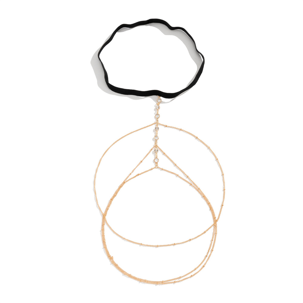 Boho Elastic Band Crystal Leg  - Body Jewelry Sale 评论和价格