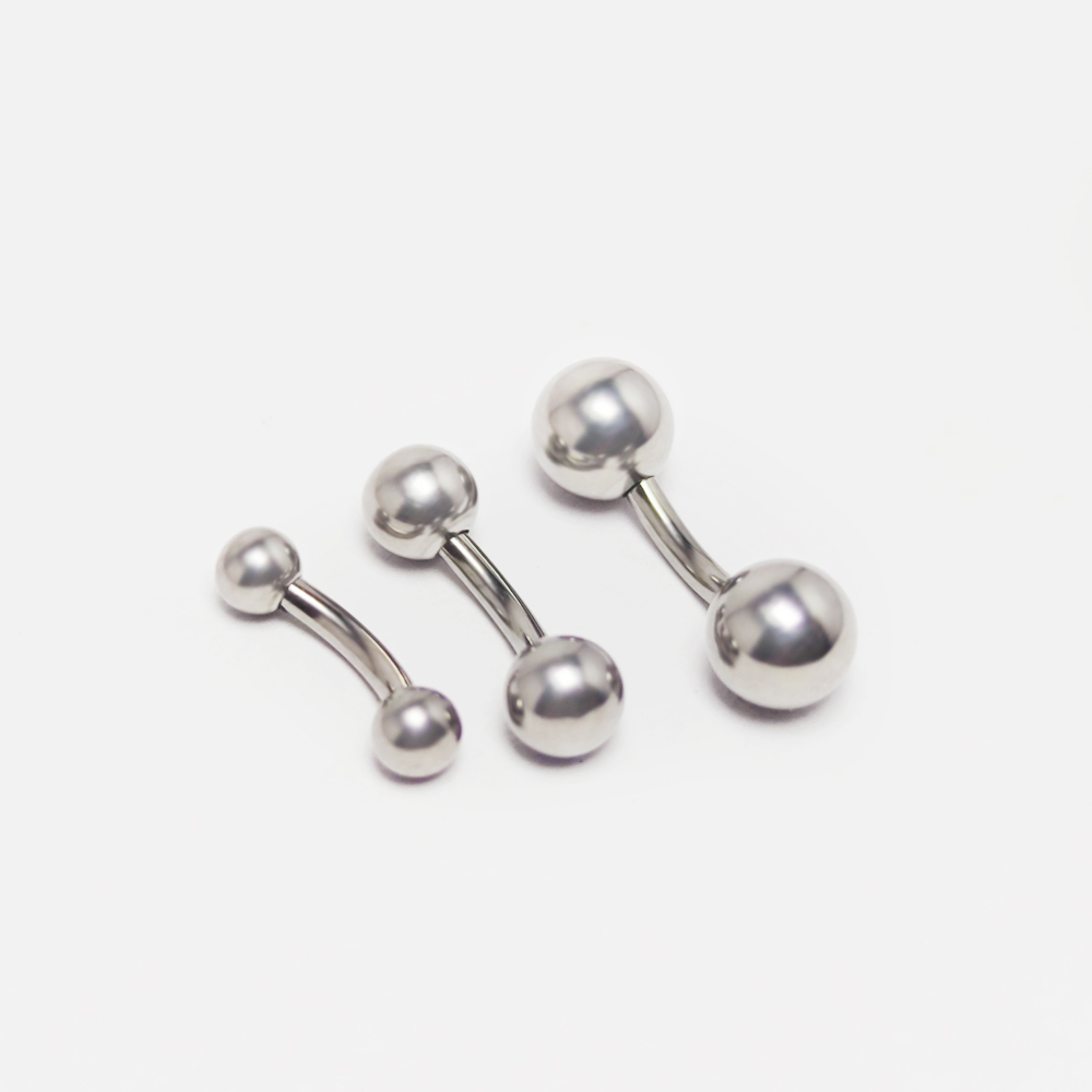 F136 Titanium Piercing 3-5mm O - Eyebrow Curved Barbell 评论和价格