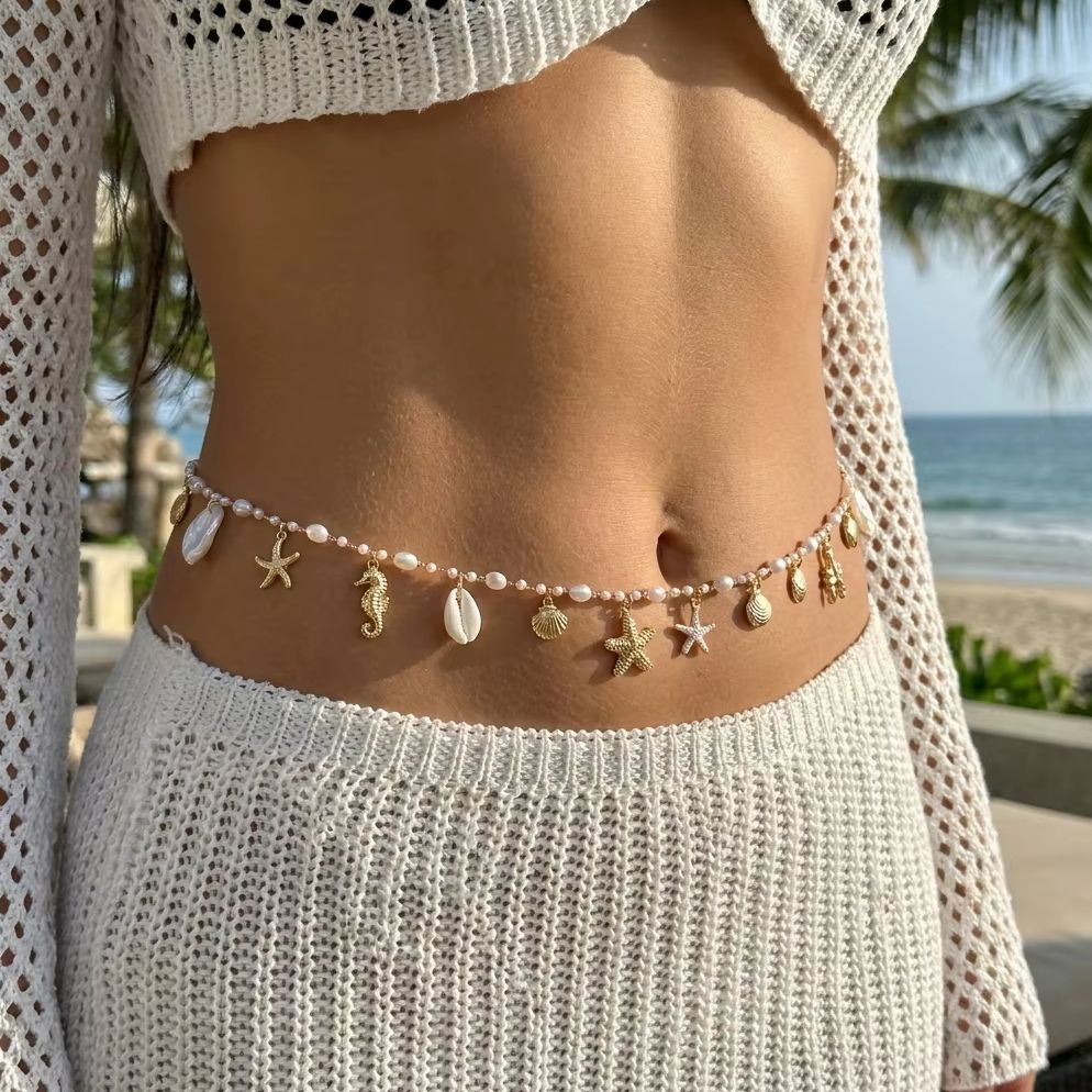 Bohemian Shell Conch Starfish  - Body Jewelry Sale 评论和价格