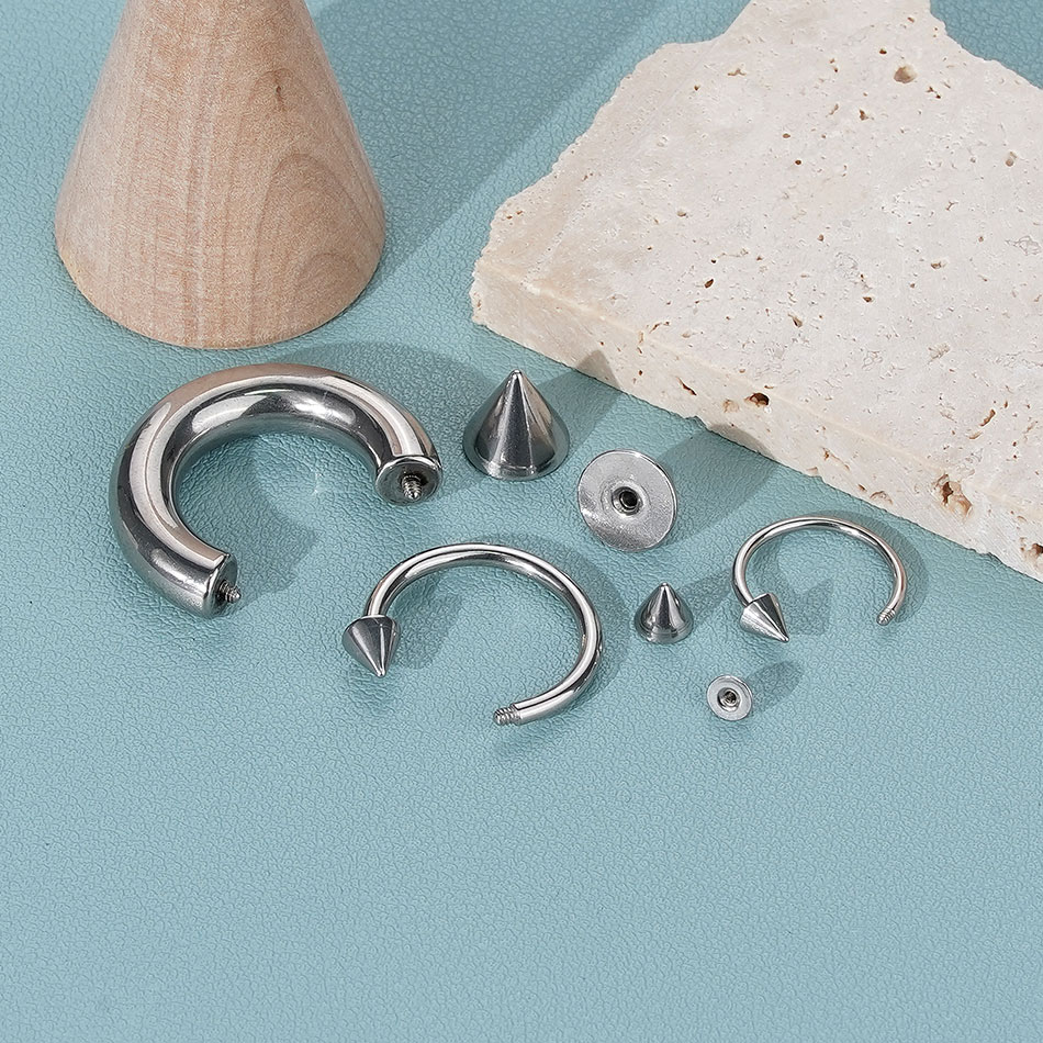 1PC Stainless Steel Big Size H - Body Jewelry Ear Gauges 评论和价格