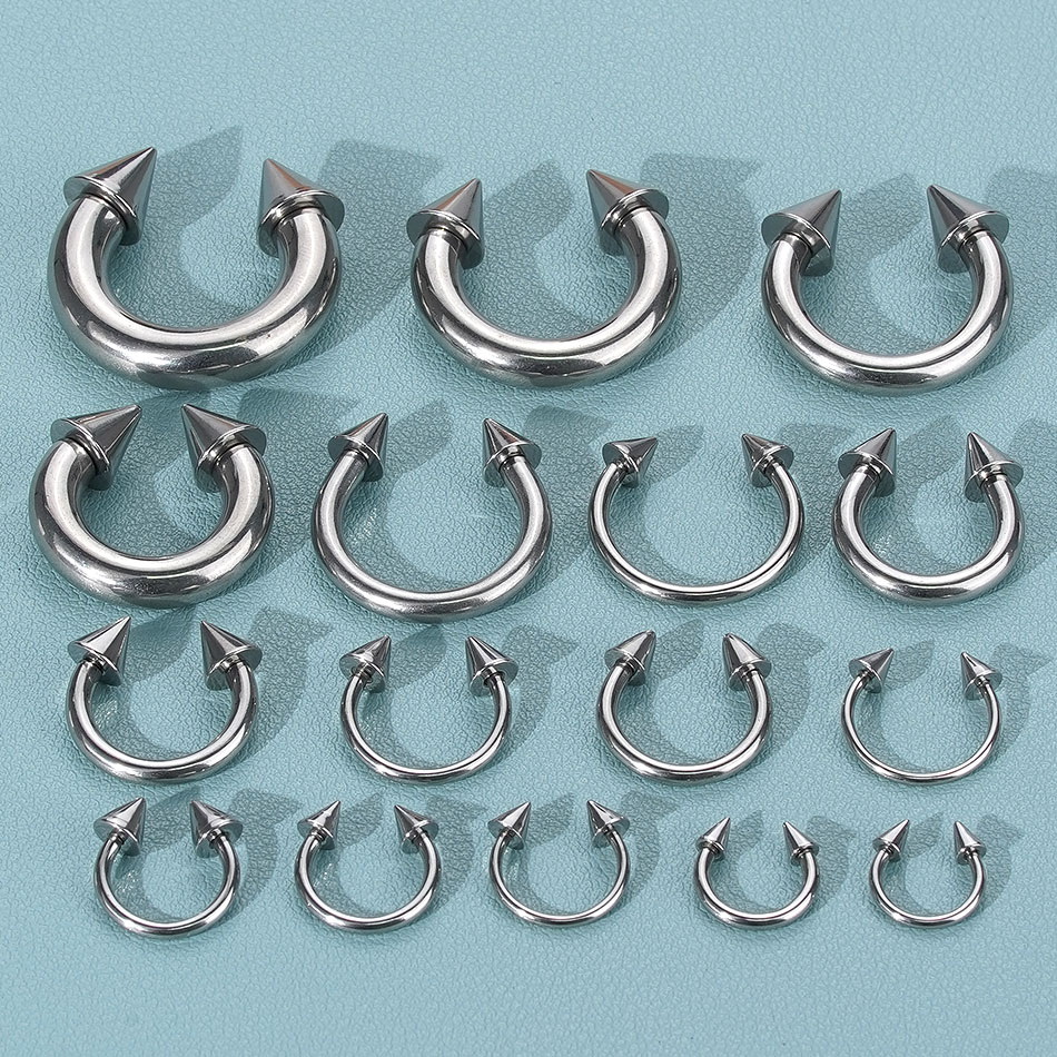 1PC Stainless Steel Big Size H - Body Jewelry Ear Gauges 评论和价格