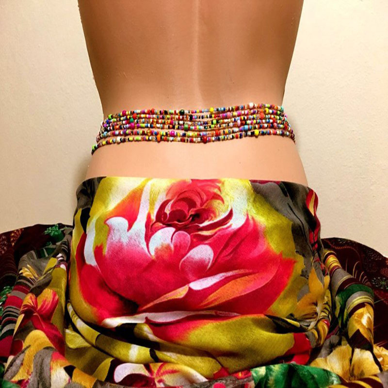 Women Layered Beaded Belly Cha - Body Jewelry For Sale 评论和价格