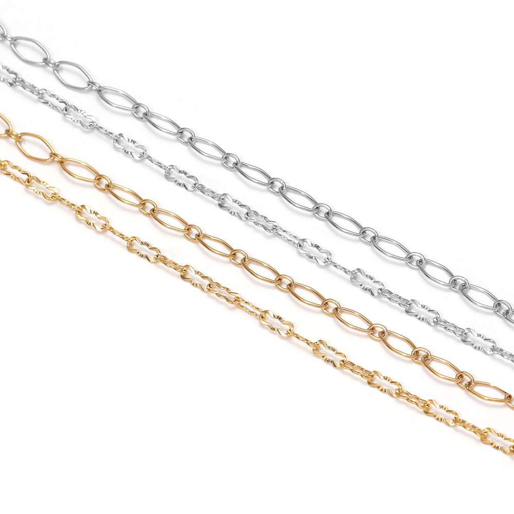 2 Meters Stainless Steel Embos - Body Jewelry Materials 评论和价格