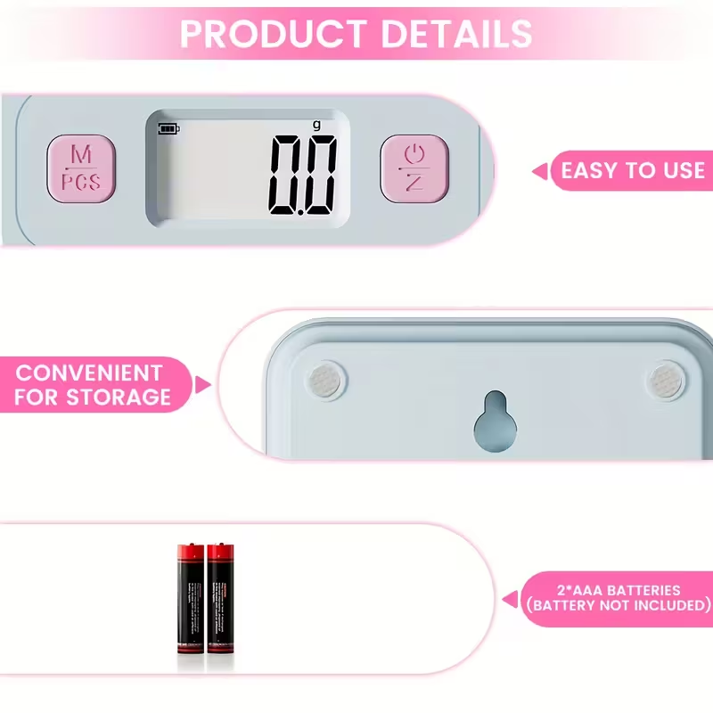 Kitchen Scale with Lcd Display - Body Jewelry Display 评论和价格