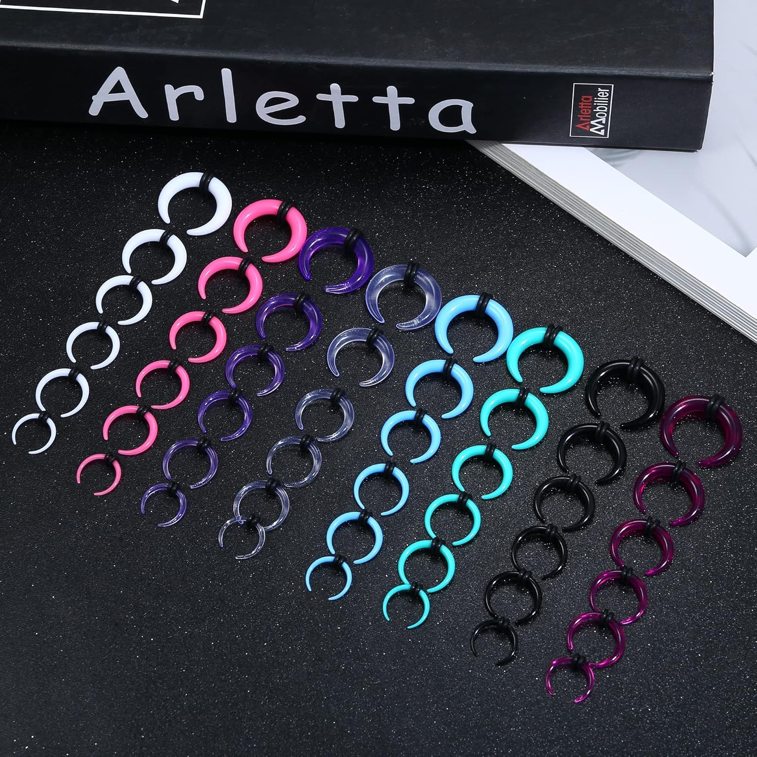 Florideco 4G-14G Acrylic Septu - Body Jewelry Ear Gauges 评论和价格
