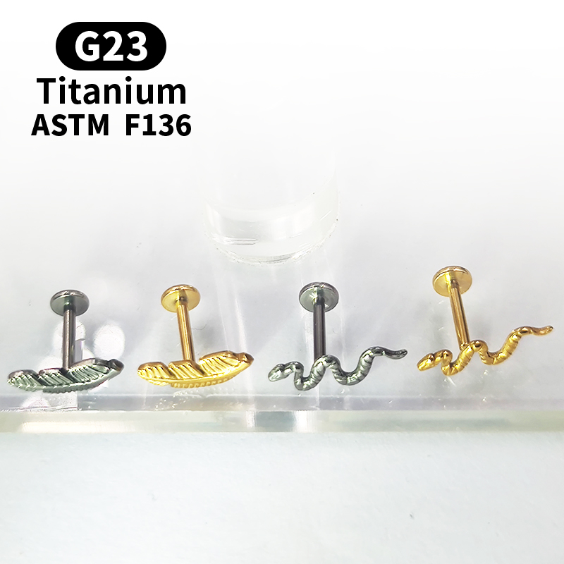Titanium G23 Labret Tragus Lip - Body Jewelry Labret 评论和价格
