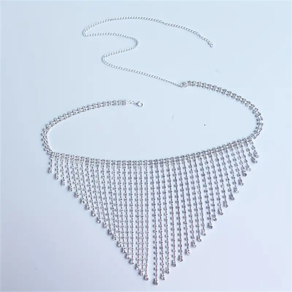 Gold Silver  Tassel Waist Chai - Body Jewelry Art 评论和价格